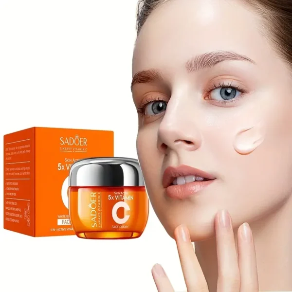 Multi-Functional Moisturizing Cream With Vitamin C, Hydrating And Whitening Face Cream For All Skin Types - Image 5